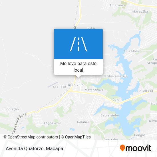 Avenida Quatorze mapa