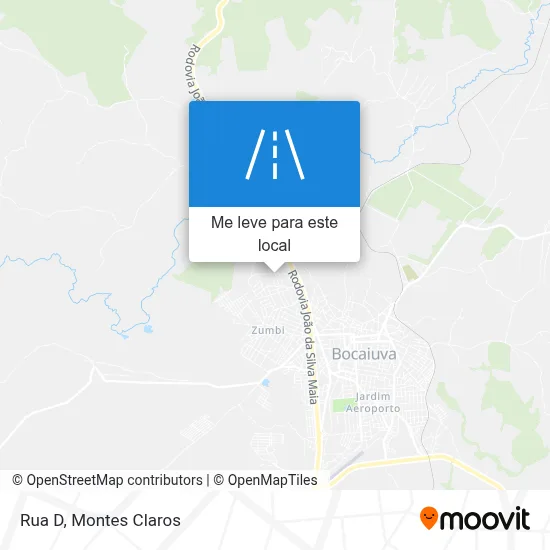 Rua D mapa
