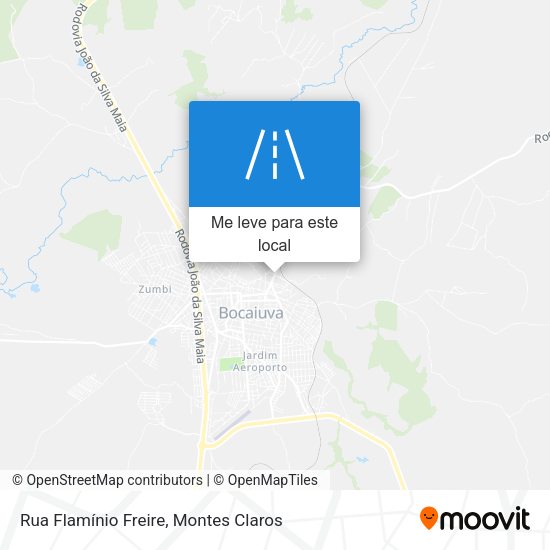 Rua Flamínio Freire mapa