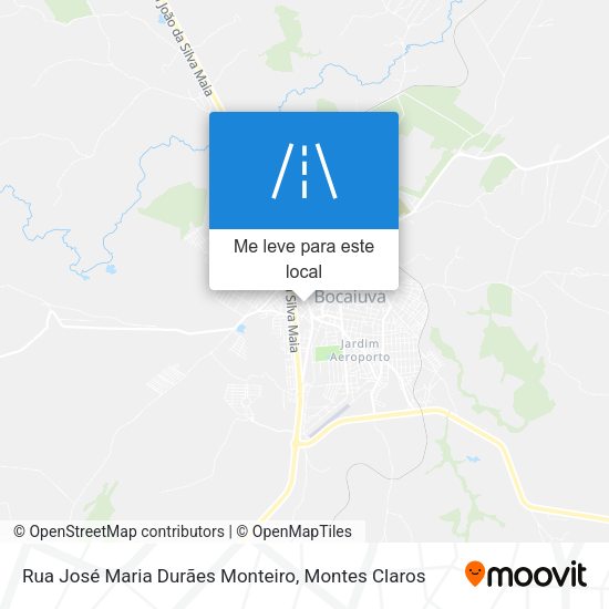 Rua José Maria Durães Monteiro mapa