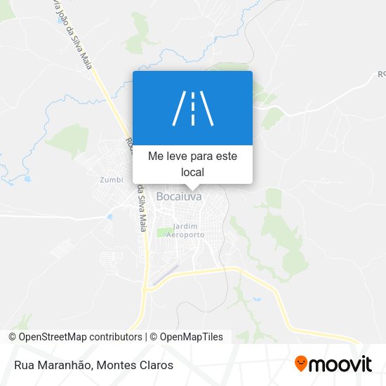 Rua Maranhão mapa