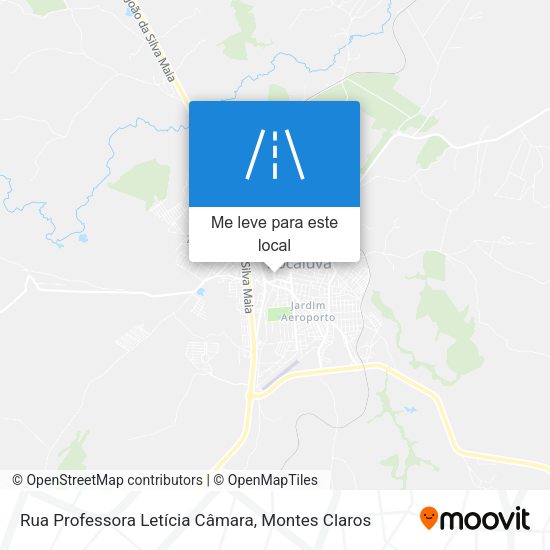 Rua Professora Letícia Câmara mapa