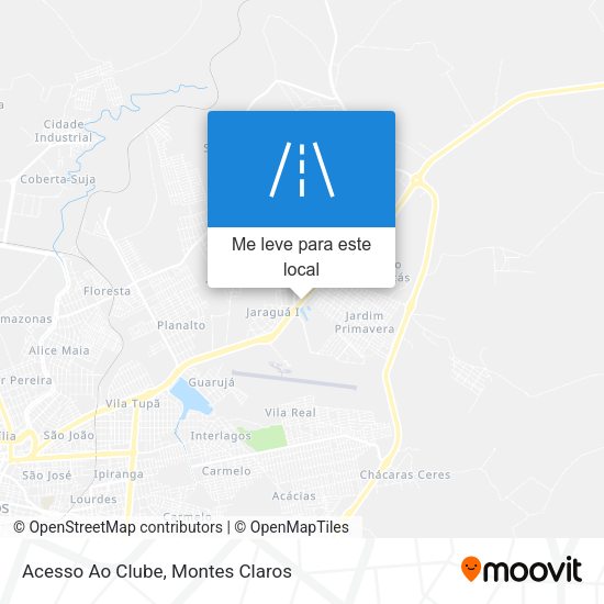 Acesso Ao Clube mapa
