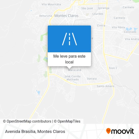 Avenida Brasília mapa