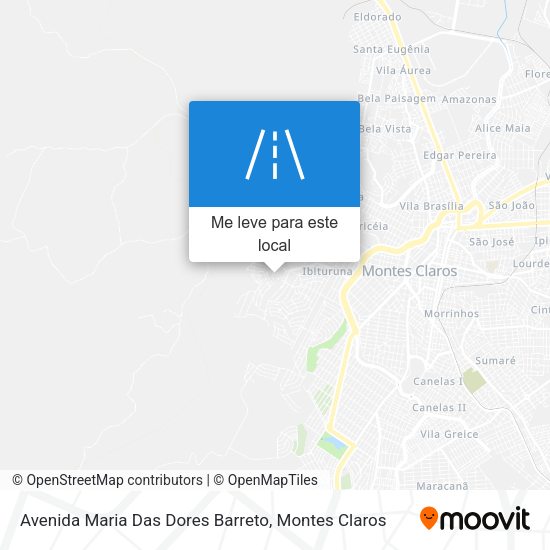 Avenida Maria Das Dores Barreto mapa