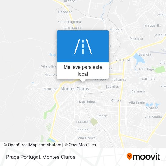 Praça Portugal mapa