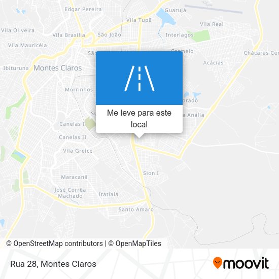 Rua 28 mapa