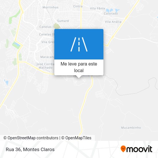 Rua 36 mapa