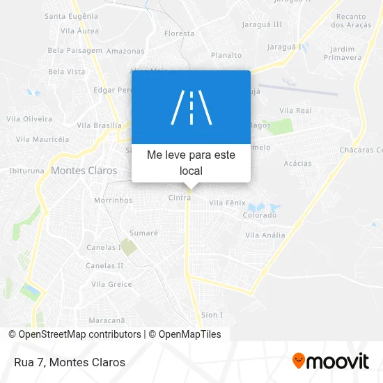 Rua 7 mapa