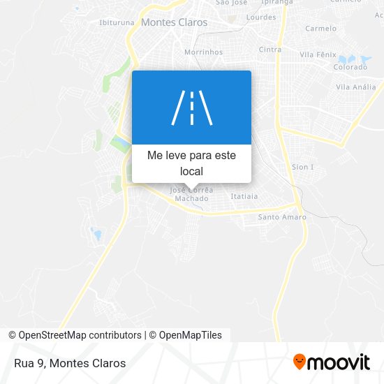 Rua 9 mapa