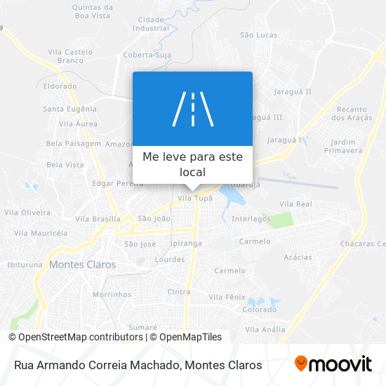 Rua Armando Correia Machado mapa