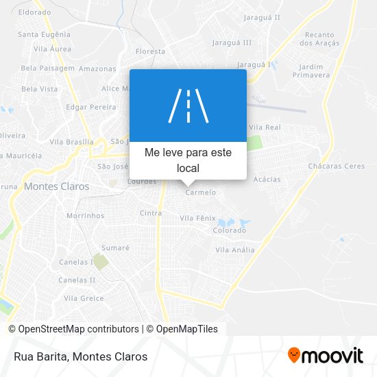 Rua Barita mapa