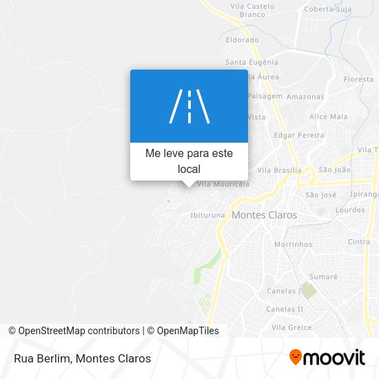 Rua Berlim mapa