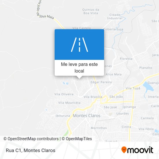 Rua C1 mapa