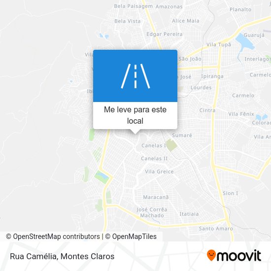 Rua Camélia mapa