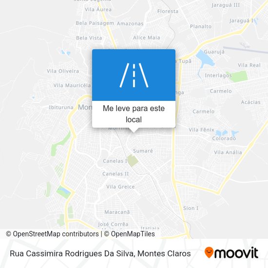Rua Cassimira Rodrigues Da Silva mapa