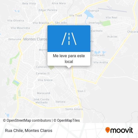 Rua Chile mapa