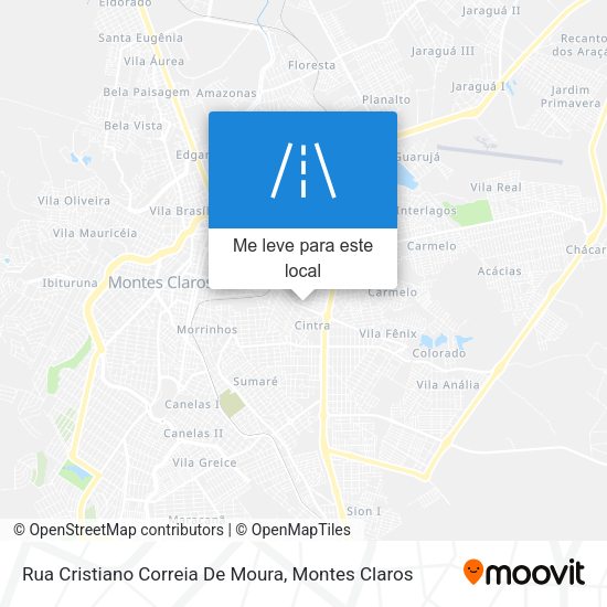Rua Cristiano Correia De Moura mapa