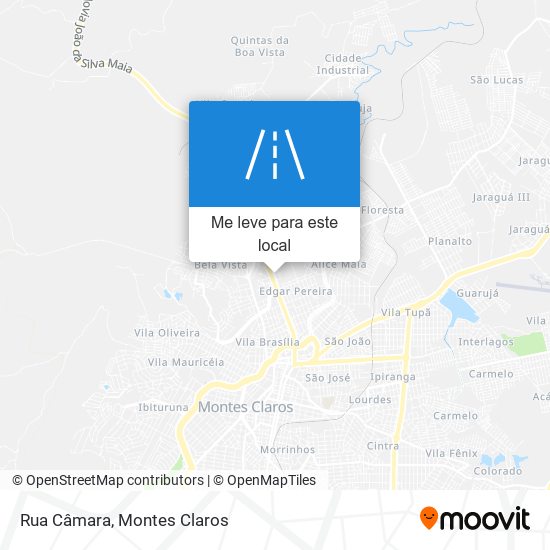 Rua Câmara mapa