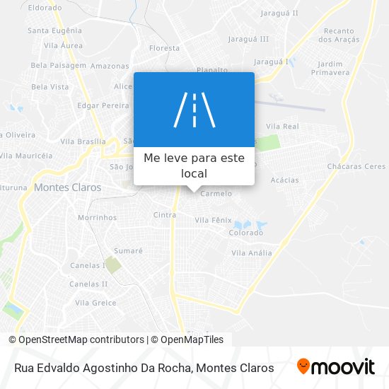 Rua Edvaldo Agostinho Da Rocha mapa