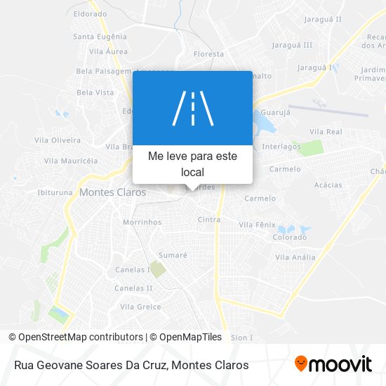 Rua Geovane Soares Da Cruz mapa