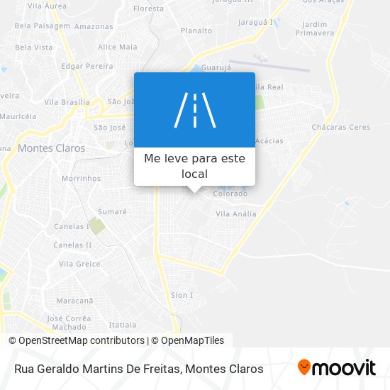 Rua Geraldo Martins De Freitas mapa