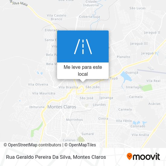 Rua Geraldo Pereira Da Silva mapa