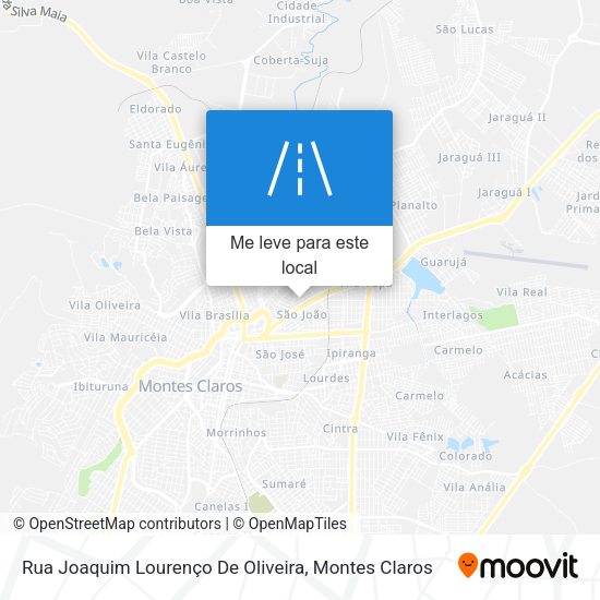 Rua Joaquim Lourenço De Oliveira mapa