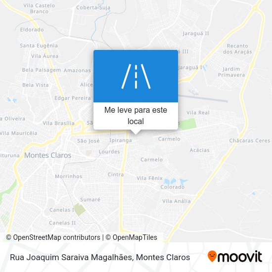 Rua Joaquim Saraiva Magalhães mapa