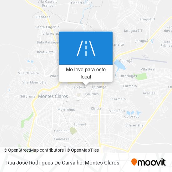 Rua José Rodrigues De Carvalho mapa