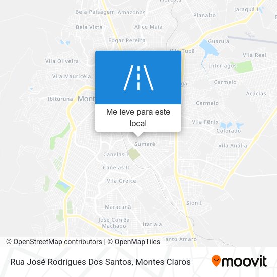 Rua José Rodrigues Dos Santos mapa