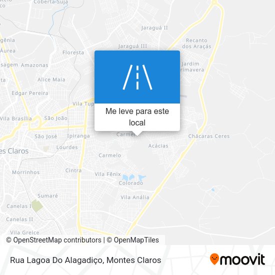 Rua Lagoa Do Alagadiço mapa