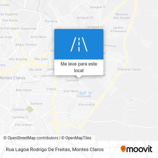 Rua Lagoa Rodrigo De Freitas mapa