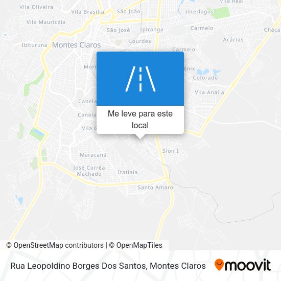 Rua Leopoldino Borges Dos Santos mapa