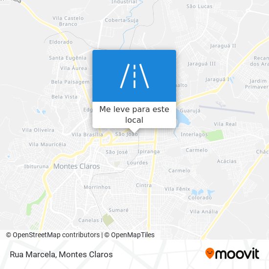 Rua Marcela mapa