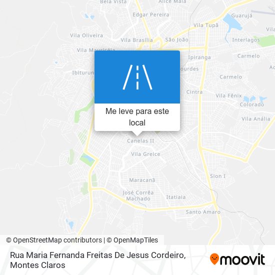 Rua Maria Fernanda Freitas De Jesus Cordeiro mapa