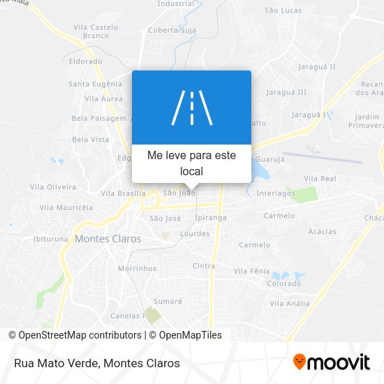 Rua Mato Verde mapa