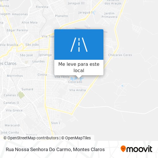 Rua Nossa Senhora Do Carmo mapa