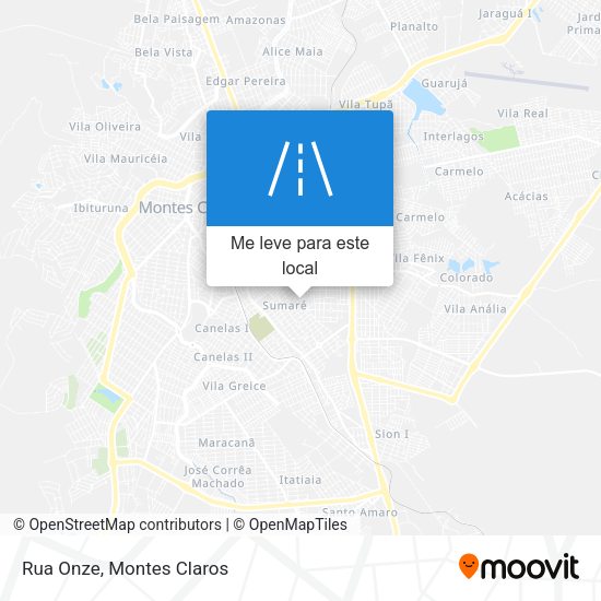Rua Onze mapa