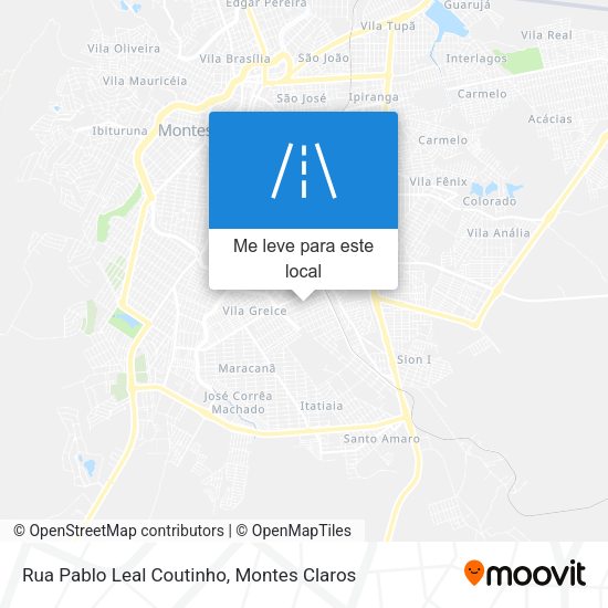 Rua Pablo Leal Coutinho mapa
