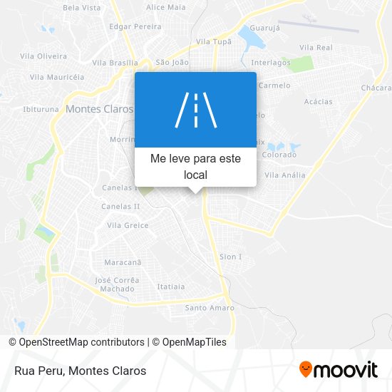 Rua Peru mapa