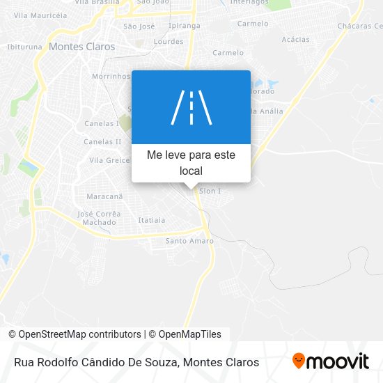 Rua Rodolfo Cândido De Souza mapa