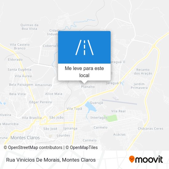 Rua Vinicios De Morais mapa