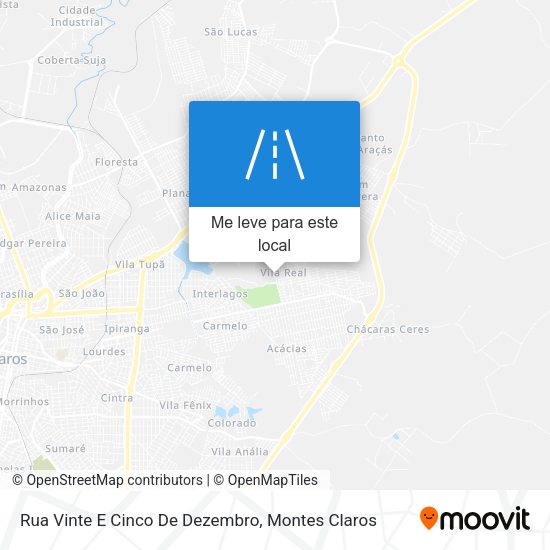 Rua Vinte E Cinco De Dezembro mapa