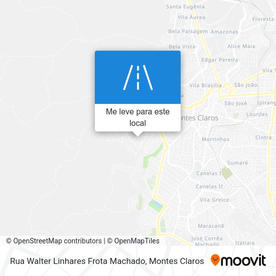 Rua Walter Linhares Frota Machado mapa