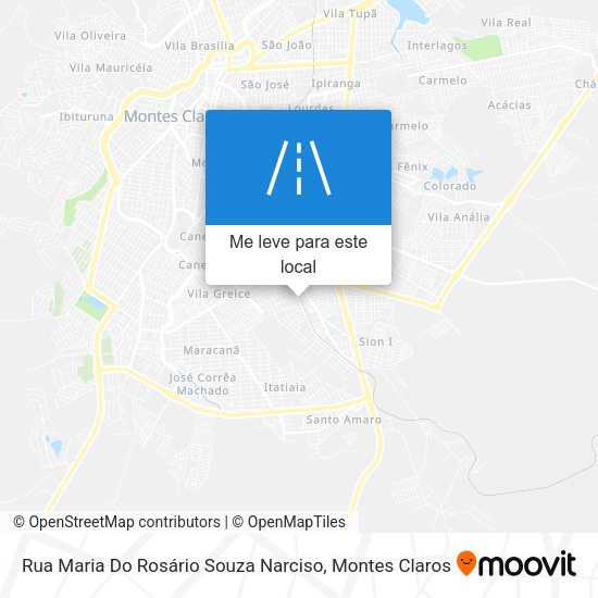 Rua Maria Do Rosário Souza Narciso mapa