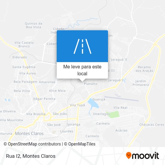 Rua I2 mapa