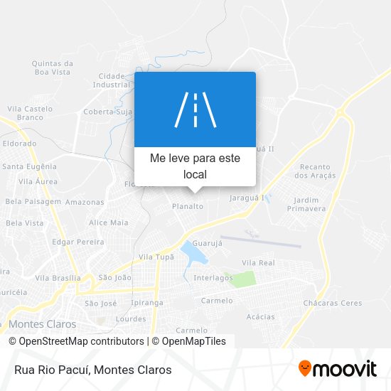 Rua Rio Pacuí mapa