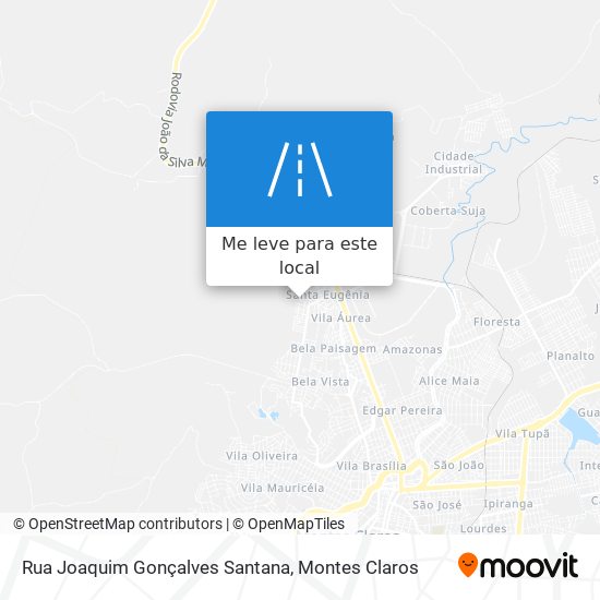 Rua Joaquim Gonçalves Santana mapa