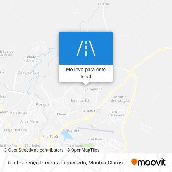 Rua Lourenço Pimenta Figueiredo mapa